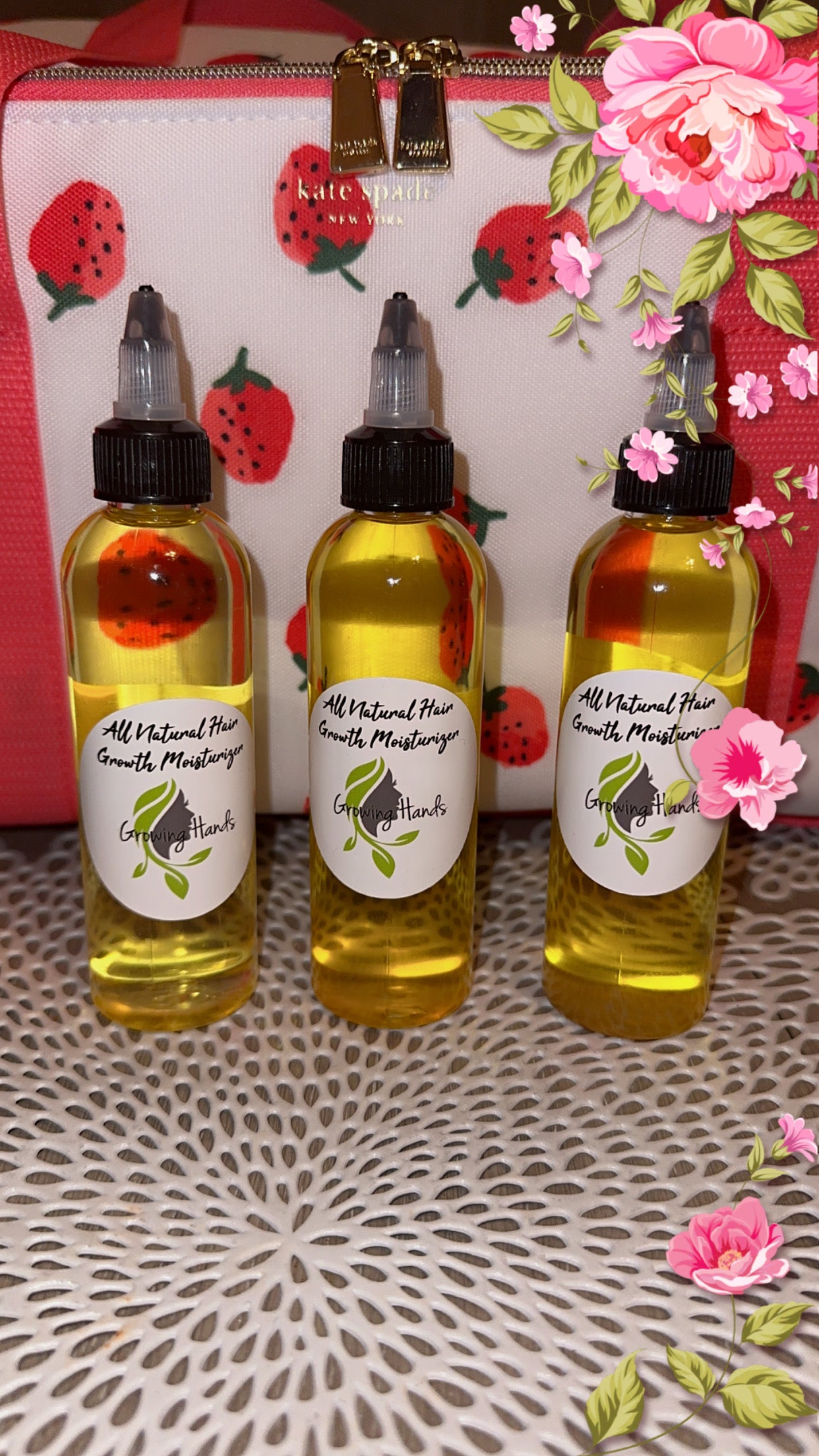 Organic Beauty Growing Hands™️ All Natural Hair Growth Moisturizer